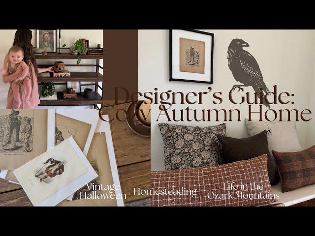 Fall/Halloween DIY | High End Low Cost Decor | Homesteading | Cozy Decorate w/ Me Vlog |Autumn Inspo