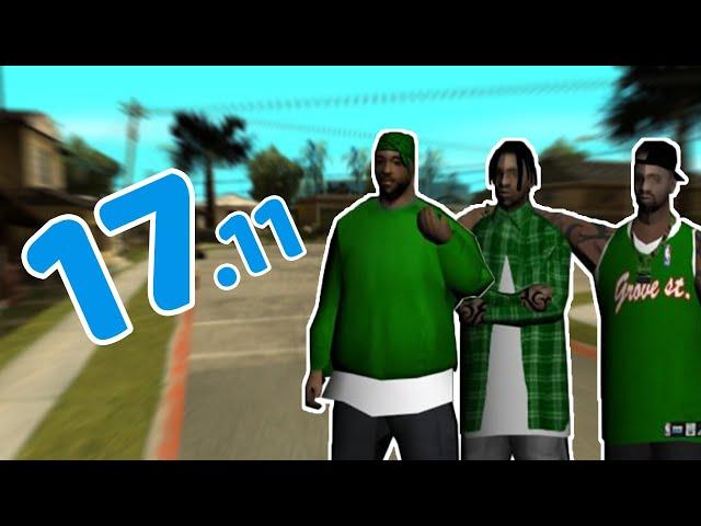 GTA SA Speedrun Grove Street Families World Record