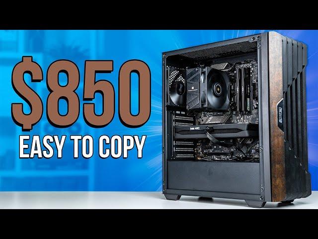 $850 Pure Performance Gaming PC Build Guide