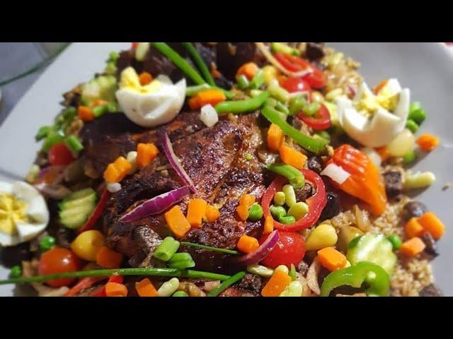 Thiebou Yapp Guinar / Riz à la Viande ( Recette de Mariage Sénégalais )