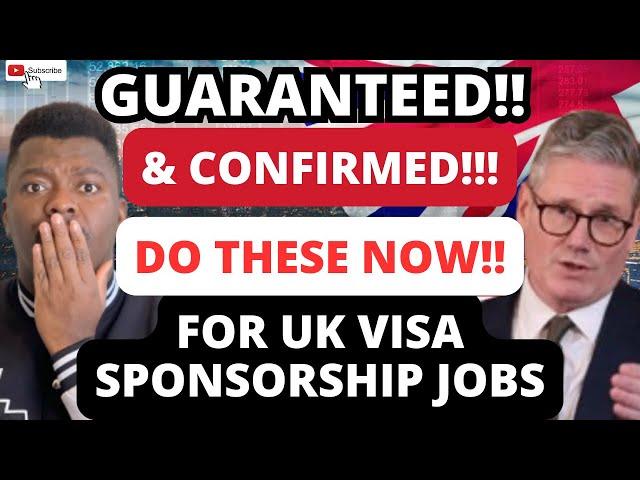 YOU WILL NOT SECURE UK VISA SPONSORSHIP ROLE IF YOU DO THESE | CONFIRMED WAYS TO LAND JOBS WITH COS