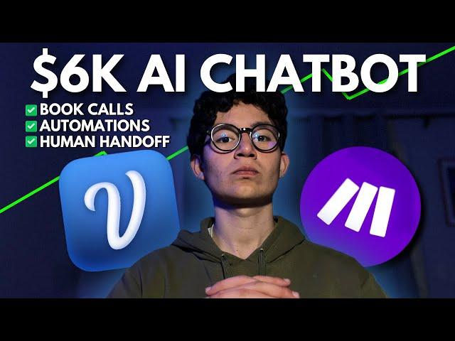 Automate Customer Service for ANY Business in 15 Minutes (Voiceflow + Make.com Chatbot Build)