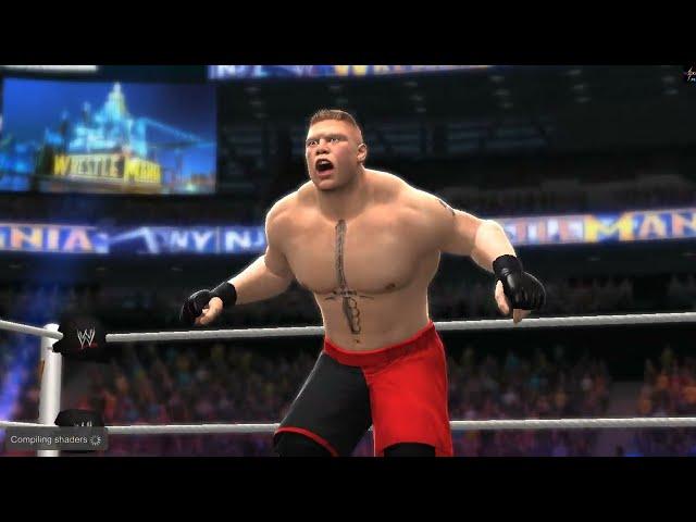 WWE 2K14 (30 Years of Wrestlemania) - Triple H vs Brock Lesnar