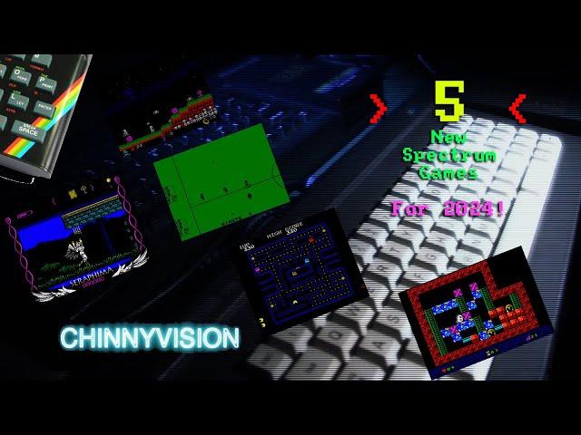 ChinnyVision - Ep 536 - FIVE New Games For the Sinclair Spectrum