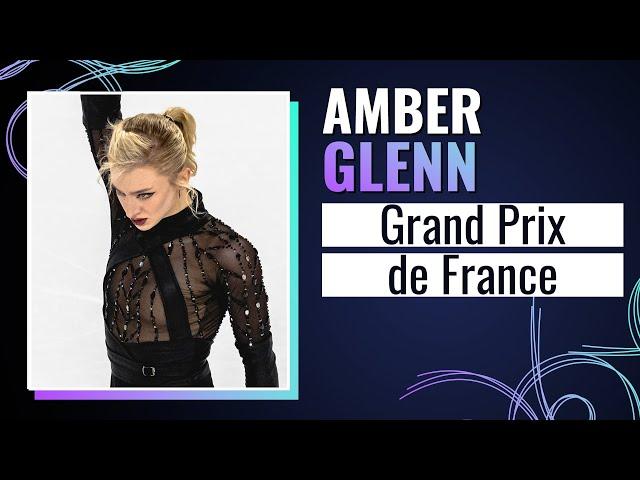 Amber GLENN (USA) | Women Short Program | Grand Prix de France 2024 | #GPFigure