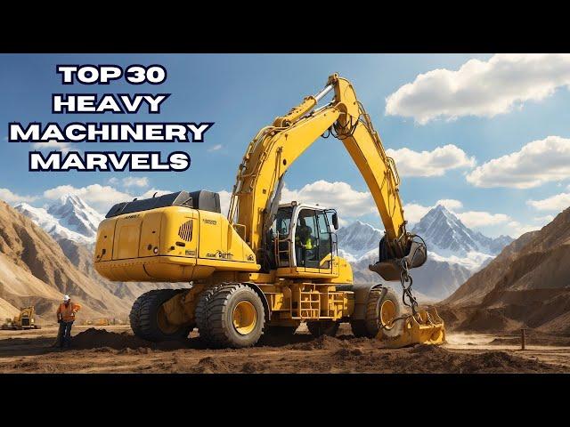 Mighty Machines Unleashed: Top 30 Heavy Machinery Marvels