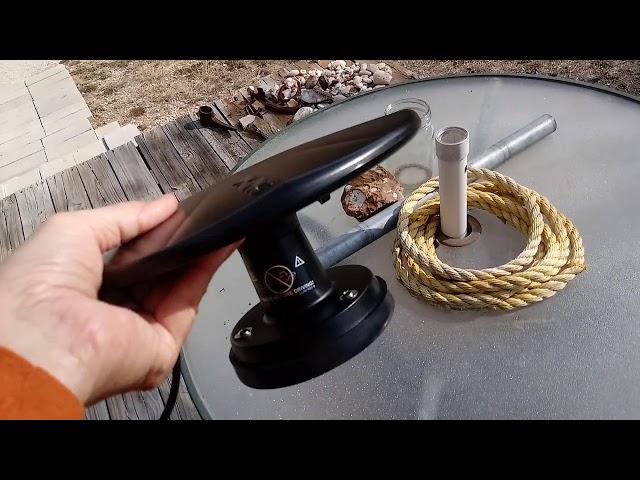 PORTABLE OVER THE AIR HD TV ANTENNA...part 1 of 2...FREE HD TV