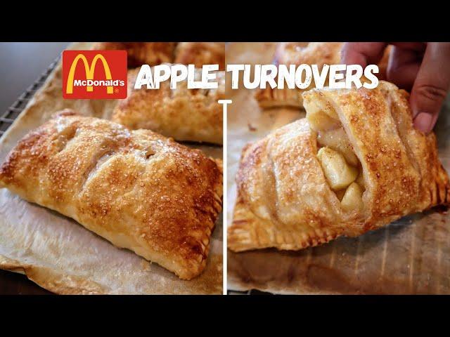 Easy Homemade Apple Turnovers | McDonald's Copycat Apple Pie Recipe