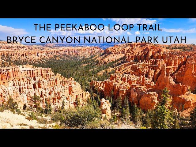 THE PEEKABOO LOOP TRAIL BRYCE CANYON UTAH