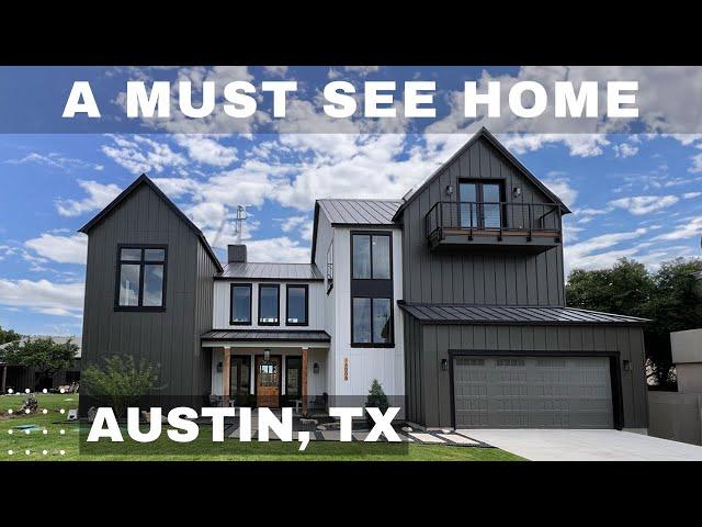 Amazing 5 BDR, 5+ Bath New Construction Home with Incredible View of Lake Travis in Austin Texas