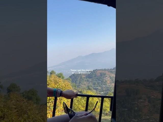 “hope I get the chance to travel the world”️