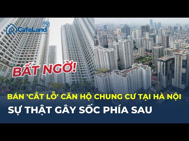 SỰ THẬT GÂY SỐC đằng sau việc bán 'cắt lỗ' căn hộ chung cư tại Hà Nội | CafeLand