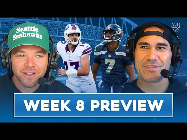 Seahawks Defense Must Force Turnovers Against Bills Offense | Ft. Michael Dickson |  Week 8 Preview