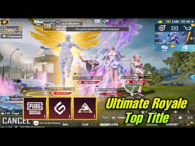 I got the title Top Ultimate Royale Ranked