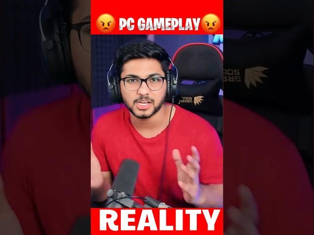 REALITY ABOUT PC GAMEPLAY   #shorts #munnabhaigaming #pcgameplay