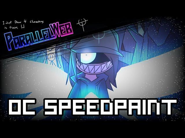 || Parallel Web || Oc Speedpaint: The Glitch Squad