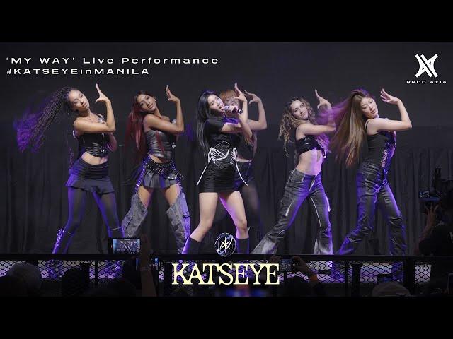 [AXIA LIVE] KATSEYE (캣츠아이) 'MY WAY' 091824 Live Performance Fancam @Market! Market! #KATSEYEinMANILA