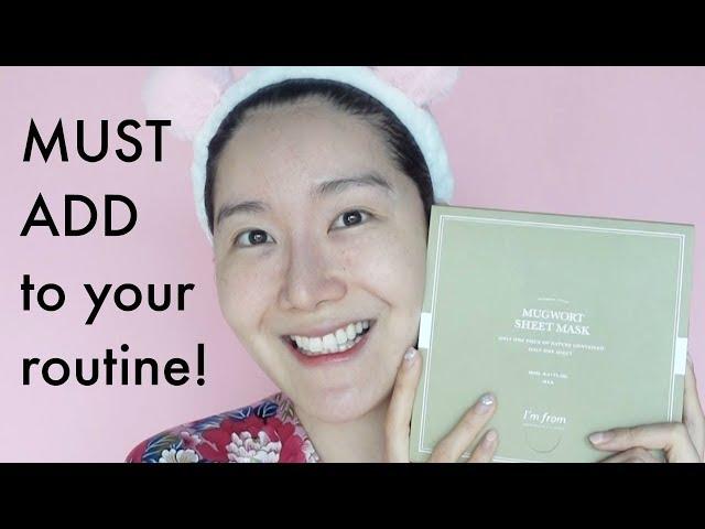 Sheet Mask for Pimples | IM FROM Mugwort Sheet Mask