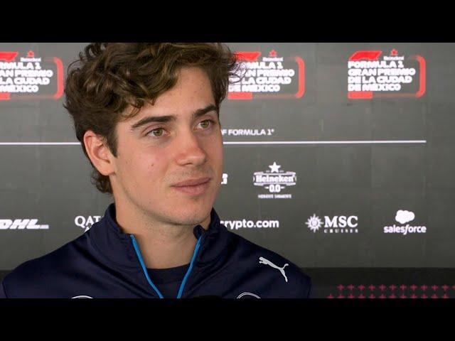 Franco Colapinto: I'm learning so, so much | Pre Race Interview  Mexico City GP 2024