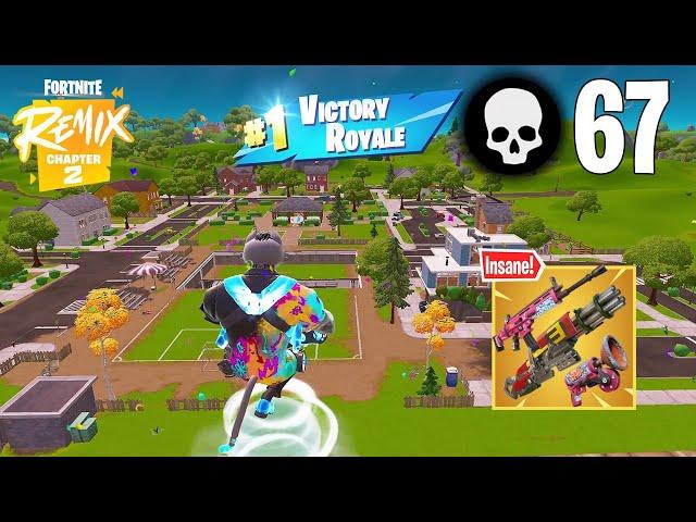 67 Elimination Solo Vs Squads Wins Gameplay (Fortnite Chapter 2 Remix PS4 Controller)