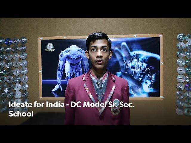 Technological Vision for Blinds | DC Model Sr. Sec. School