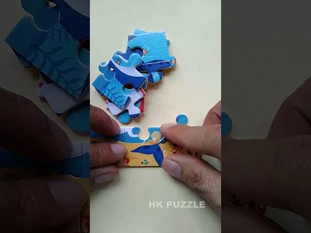 blue shark, hunting prey puzzle