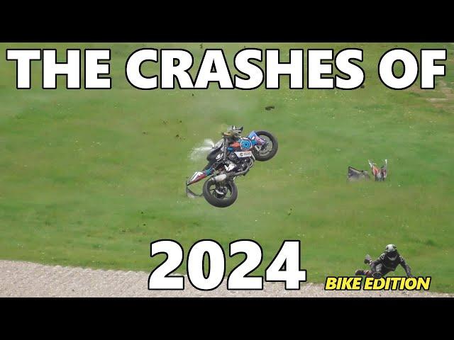 The Crashes of 2024/Highlights (BIKE EDITION) - UK Motorsport Action