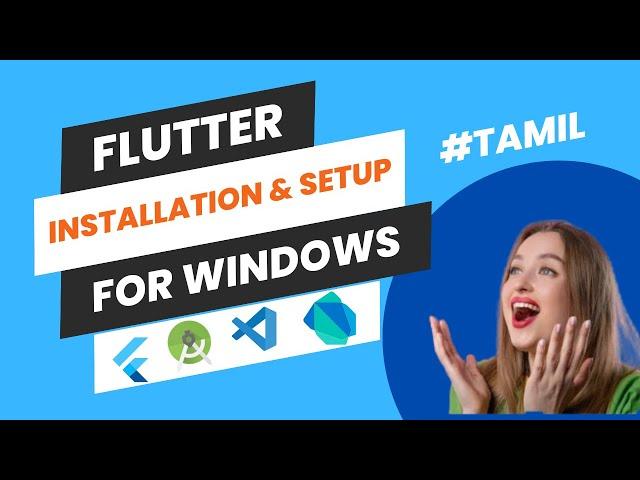 How to install Flutter on Windows 2024 | Tamil