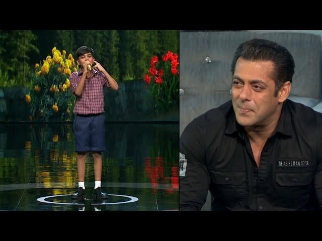 Mani के Singing Performance के Fan हुए Salman Bhai || Superstar singer season 2 singing performance