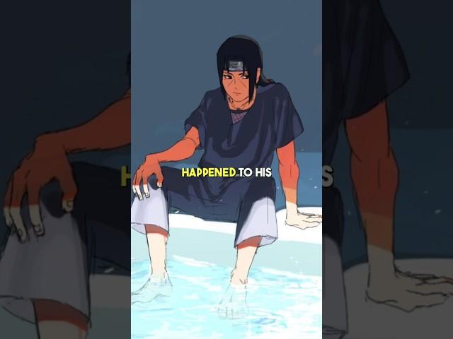 Why does Itachi hang his hand out of his cloak? 