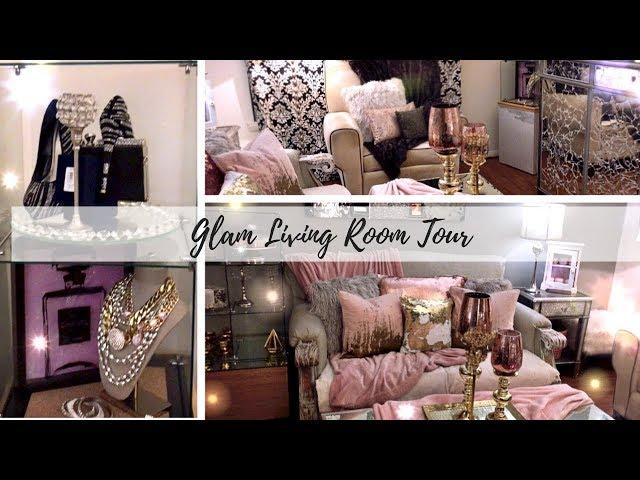 Glam Living Room Tour: How to's|Diys| Design Inspiration| Renter Friendly