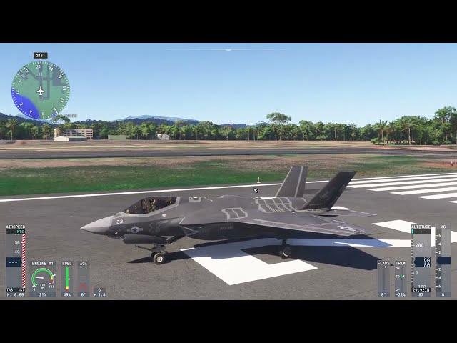 Stunning F-35 Joy Flight Around Hawaii - New Microsoft Flight Simulator 2024