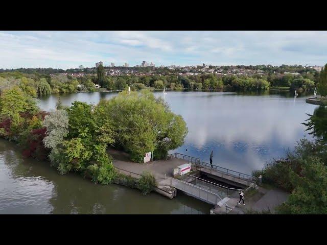 Rundflug am Max-Eyth See in Stuttgart