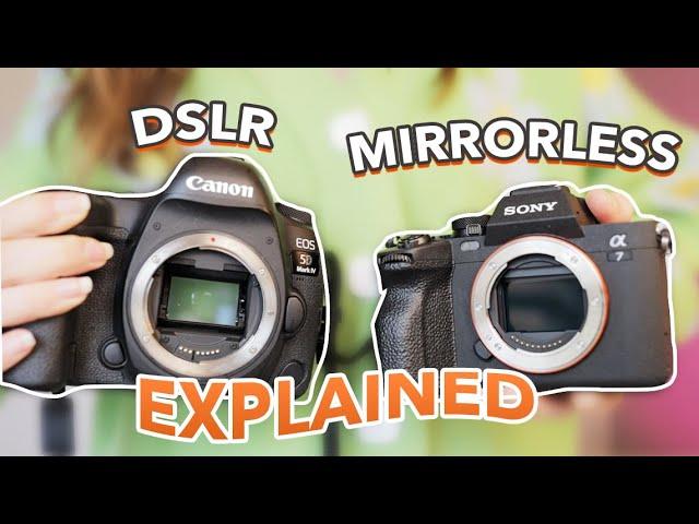 Mirrorless VS DSLR Cameras - What's the difference?!