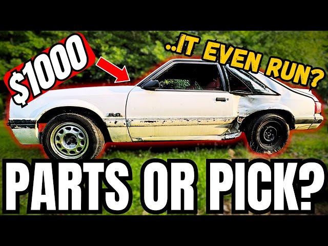 Bought $1000 Foxbody Mustang on FB Market It Even RUN?