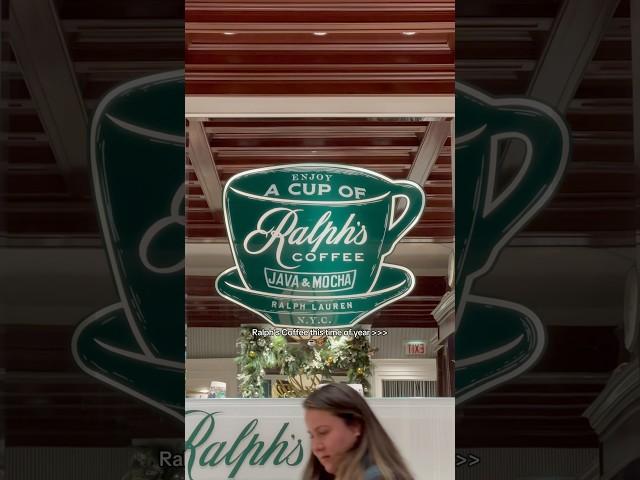 Ralph's is the CUTEST coffee shop and cafe in Chicago! ️ #chicago #coffeeshopvibes #ralphlauren