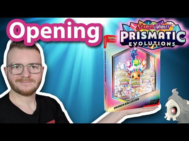 Die Erste! Pokémon prismatische Entwicklungen Ordner Kollektion Opening