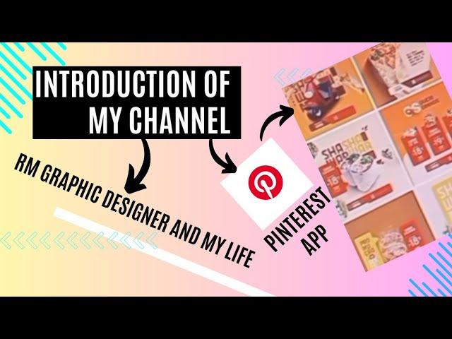 Introducing my YouTube channel|Introduction  to my channel RM graphic designer & my life| Pinterest