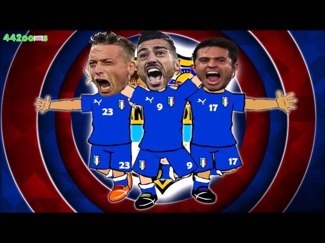 442oons parody |Italiy-Spain 2-0| The magic trio (2016)