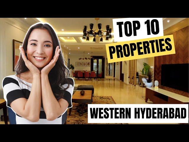 Topmost 10 Marvellous Properties In Western Hyderabad | Amazing Properties Ranging From 1.2 Crores