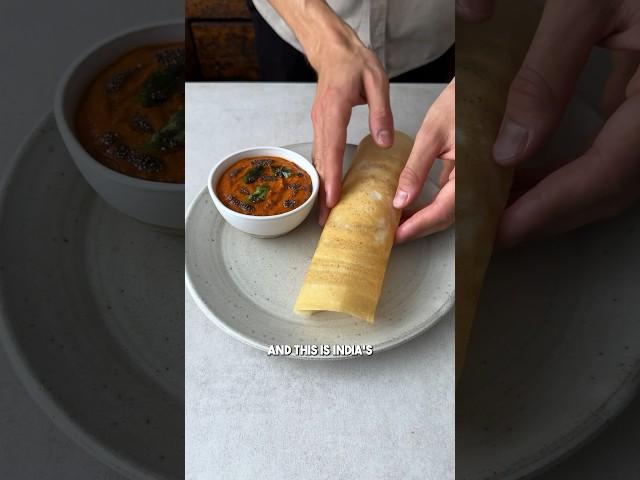 I made India’s famous Dosa  #shorts