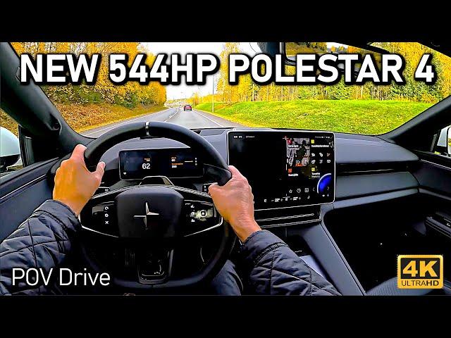 NEW 544hp Polestar 4 POV Drive