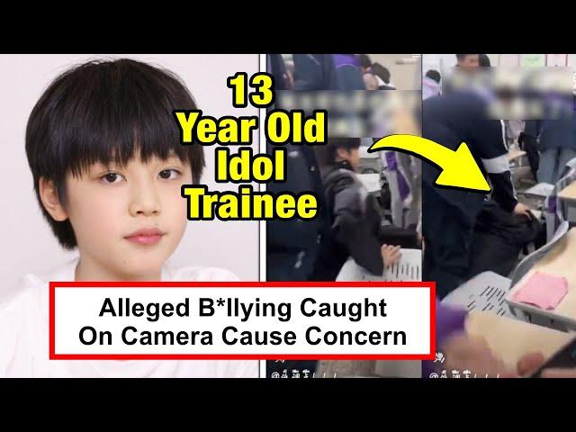 13 Year Old Idol Trainee’s Alleged B*llying Caught On Camera