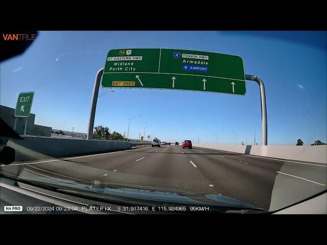 Vantrue Nexus 4 Pro Dash Camera "PlatePix™" Feature (night) (VT-EDI121 September 2024 firmware)