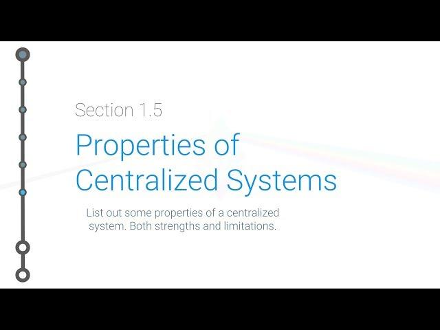 Cryptoeconomics - 1.5 - Properties of Centralized Systems