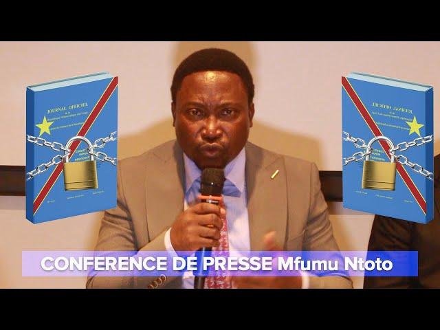 DISCOURS CHOC DE MFUMU NTOTO SENSIBILISE L’OPINION POUR UNE NOUVELLE CONSTITUTION.