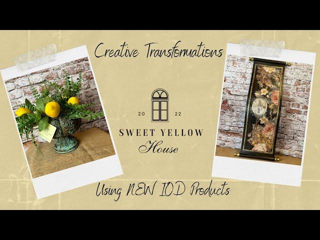 5 Creative Transformations Using New IOD Release #thriftflips #diy #homedecor #ironorchiddesigns