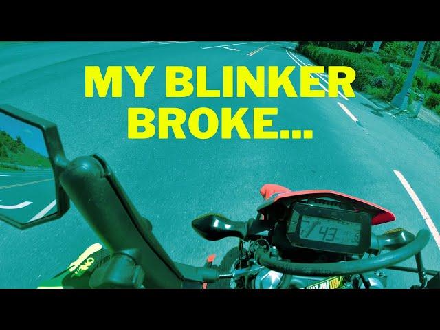 My Blinker Light Broke... (CRF 300L)