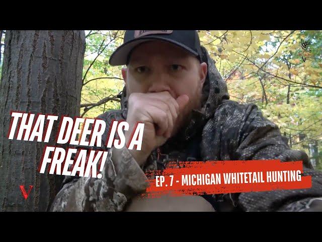 Michigan Whitetail Deer Hunt - The FREAK BUCK!