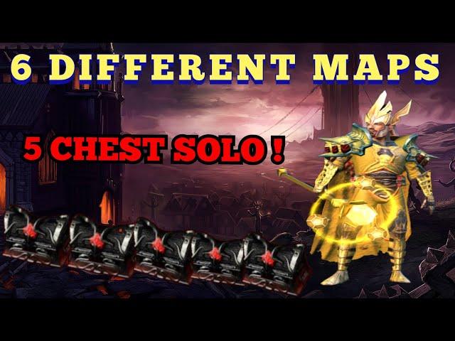 DRAKENSANG - 5 CHESTS SOLO ON 6 DIFFERENT DRACANIAN MAPS!!